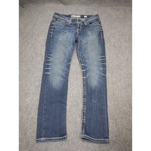 Buckle BKE Payton Jeans Women's 30S Skinny Medium Wash Blue Denim Whiskered